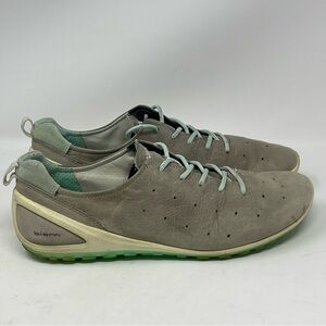 ECCO Biom Lite 1.2 Shoes Womens 9 - 9.5 EU 40 Gray Green Leather Minimalist